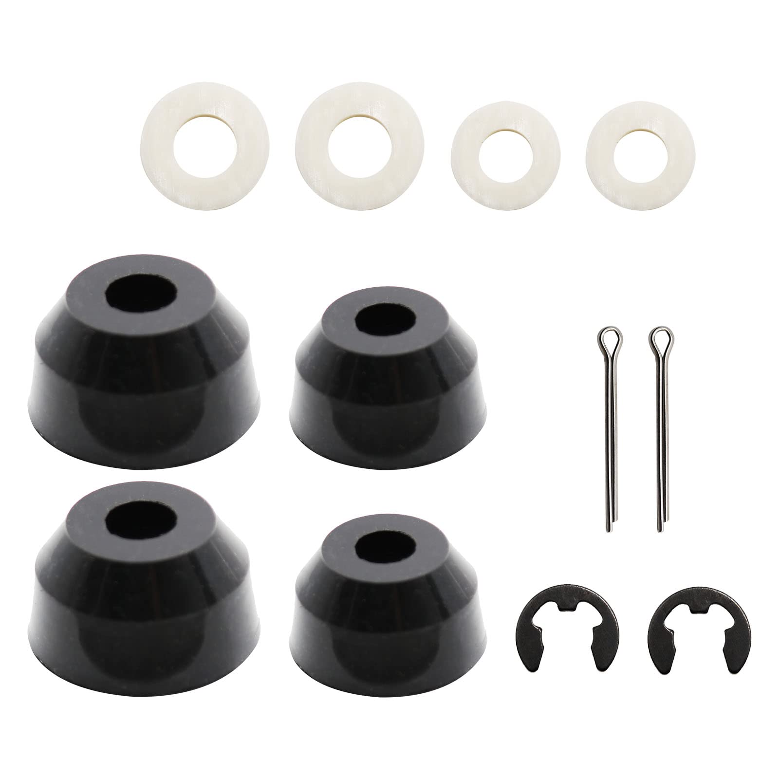VIKKSAER Inner/Outer Tie Rod Poly Boots, Replacement for Kubota